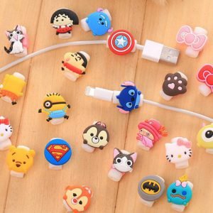 Travel accessories Cute Animals Cable Winder Earphone Protector USB Line Phone Holder Accessory Packing Organizers