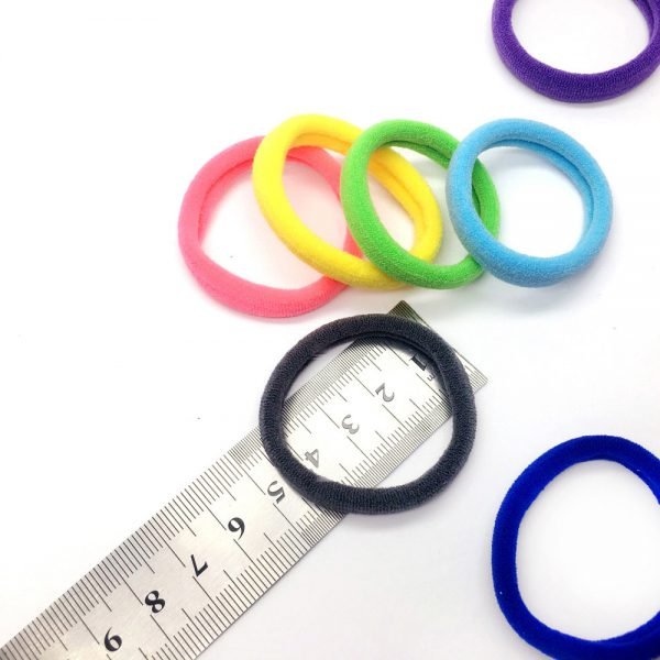 Fashion 10pcs/lot Big Size Candy Colored Quality Elastic Ponytail Holders Accessories Girl Women Rubber Bands Tie Gum(Mix Color) - Image 2