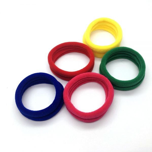 Fashion 10pcs/lot Big Size Candy Colored Quality Elastic Ponytail Holders Accessories Girl Women Rubber Bands Tie Gum(Mix Color) - Image 4