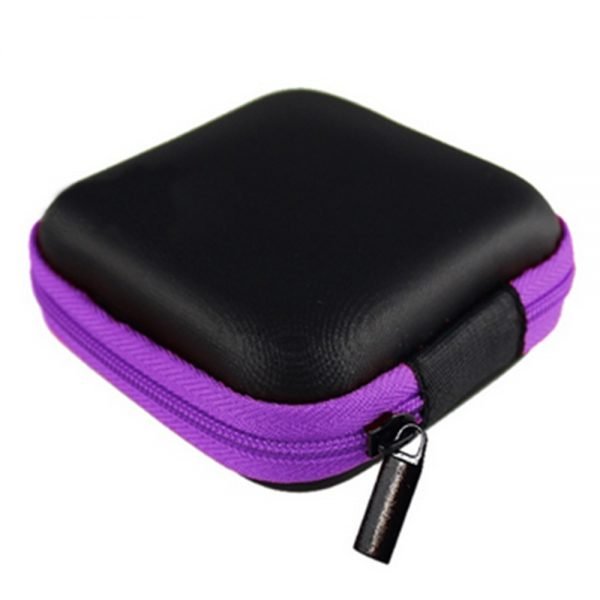 Fashion Mini Zipper Earphone Headphone SD Card Bag Storage Box Key Wallet Travel Accessories Packing Organizers - Image 2