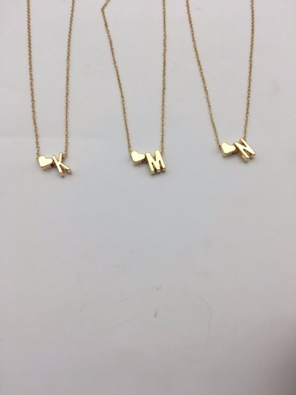 Fashion Tiny Dainty Heart Initial Necklace Personalized Letter Necklace Name Jewelry for women accessories girlfriend gift - Image 4