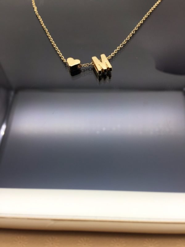 Fashion Tiny Dainty Heart Initial Necklace Personalized Letter Necklace Name Jewelry for women accessories girlfriend gift - Image 5