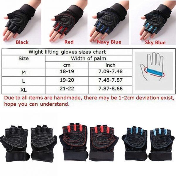 Gym Gloves Heavyweight Sports Exercise Weight Lifting Gloves Body Building Training Sport Fitness Gloves for Fiting Cycling #2 - Image 5