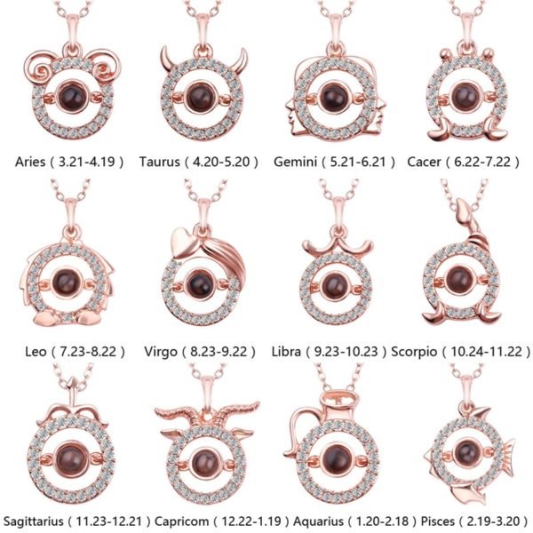 HOT 2018 Projection 100 Languages I Love You Necklace For Women Love Memory Wedding Pendant Necklace Choker Gift for Lover - Image 2