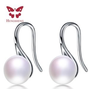 Hot Sale Natural Pearl Earrings For Women Freshwater AAAA Pearl Stud Earring Accessories Earrings, 925 Sterling Silver Earrings