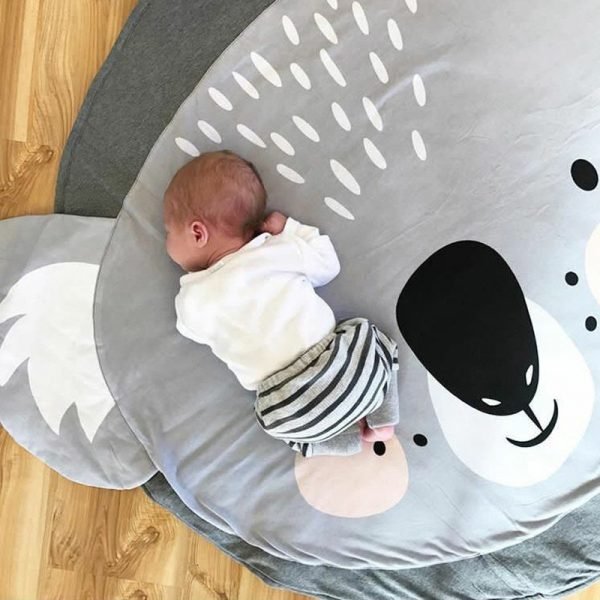 INS Baby Infant Play Mats Kids Crawling Carpet Floor Rug Baby Bedding Rabbit Blanket Cotton Game Pad Children Room Decor 90CM - Image 2