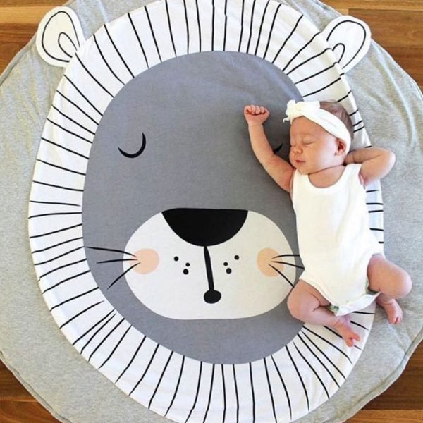 INS Baby Infant Play Mats Kids Crawling Carpet Floor Rug Baby Bedding Rabbit Blanket Cotton Game Pad Children Room Decor 90CM - Image 6