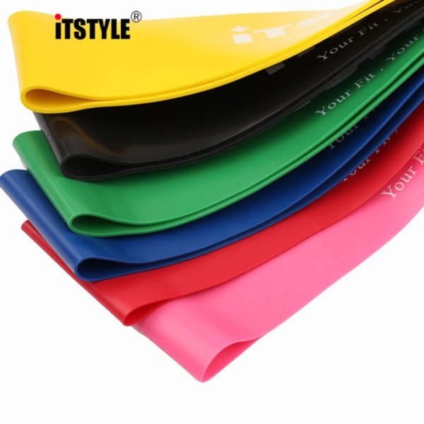 ITSTYLE Resistance Bands 6 Levels Exercises Elastic Fitness Training Yoga Loop Band Workout Pull Rope With Strength Test Video - Image 2