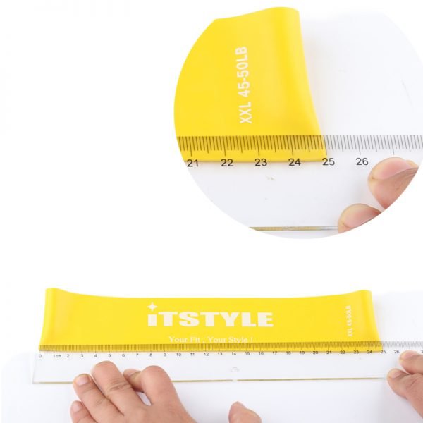 ITSTYLE Resistance Bands 6 Levels Exercises Elastic Fitness Training Yoga Loop Band Workout Pull Rope With Strength Test Video - Image 4