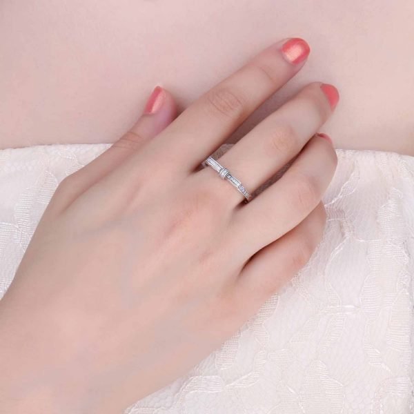 Jewelrypalace Cubic Zirconia Bow Knot Stackable Ring Authentic 925 Sterling Silver Rings For Women Fine Jewelry Gift Hot Sale - Image 4