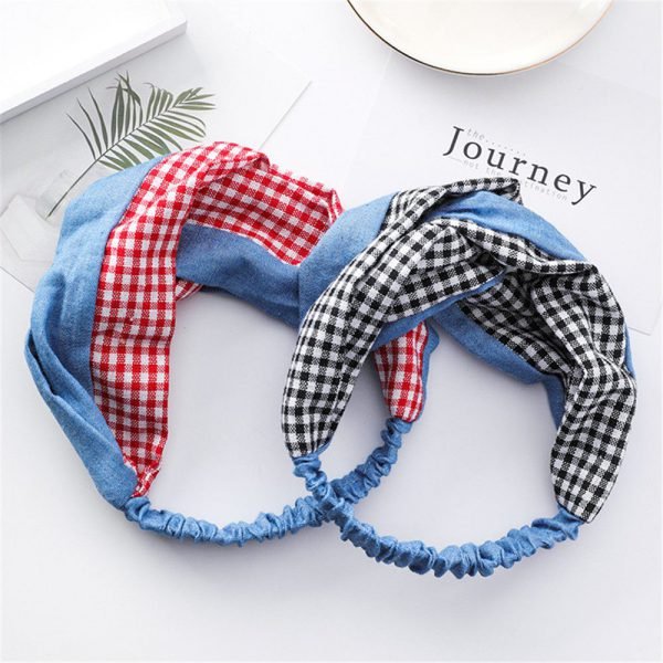 Korean Style Summer Lovely Hairband Women Hair Accessories Turban Twist Cross Headwrap Girl Floral Elastic Knotted Headwear - Image 5