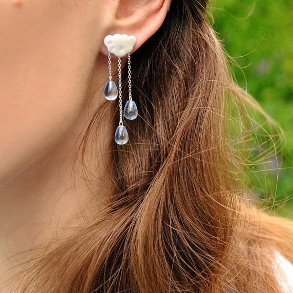 Lotus Fun Real 925 Sterling Silver Natural Handmade Fine Jewelry Ethnic Cloud Long Tassel Dangle Earrings for Women Brincos - Image 4