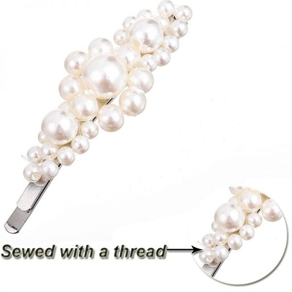 M MISM Full pearls Hair Clips for Women Fashion Sweet Imitation Korean Style Hairpins Alloy BB Hairgrip Girls Hair Accessories - Image 2