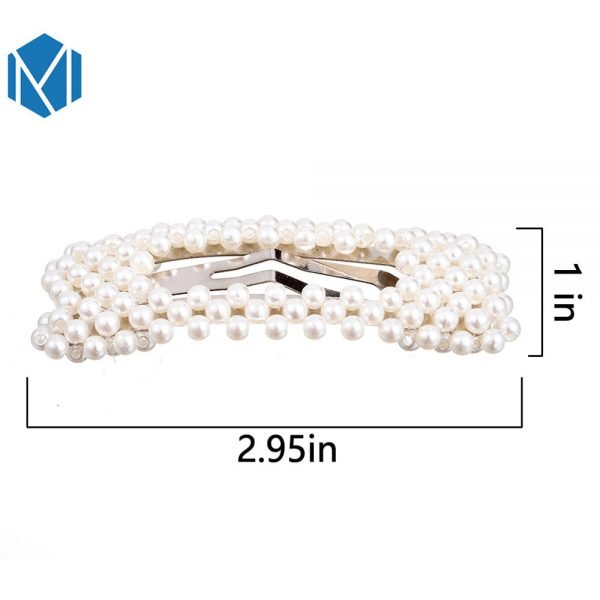 M MISM Full pearls Hair Clips for Women Fashion Sweet Imitation Korean Style Hairpins Alloy BB Hairgrip Girls Hair Accessories - Image 5