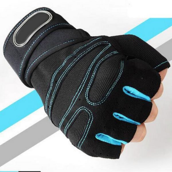 M-XL Gym Gloves Heavyweight Sports Exercise Weight Lifting Gloves Body Building Training Sport Fitness Gloves - Image 3