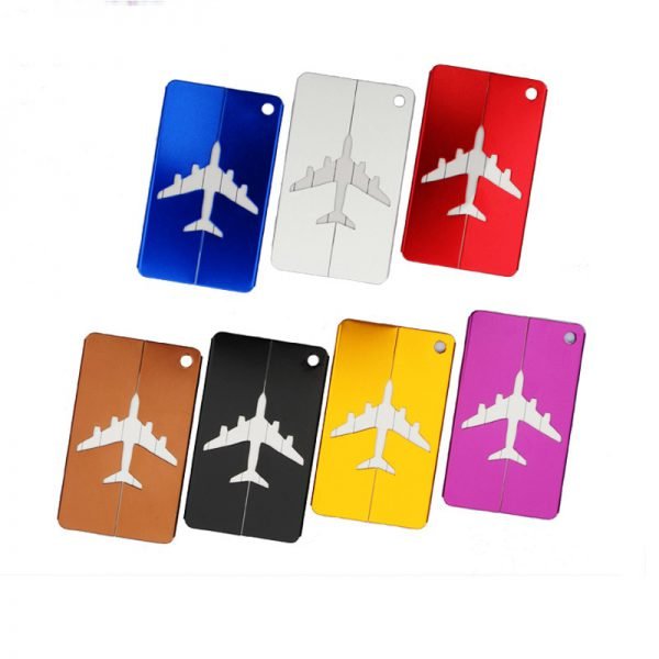 Metallic Travel Accessories Luggage&bags Accessores Cute Novelty Rubber Funky Travel Luggage Label Straps Suitcase Luggage Tags - Image 2