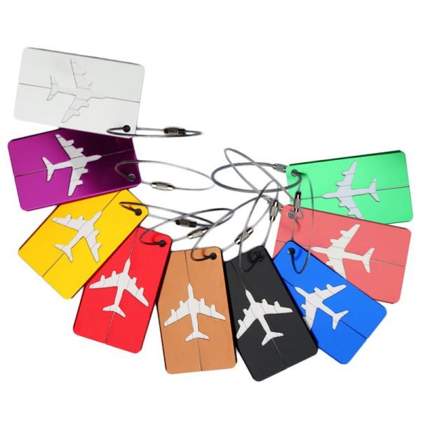 Metallic Travel Accessories Luggage&bags Accessores Cute Novelty Rubber Funky Travel Luggage Label Straps Suitcase Luggage Tags - Image 3