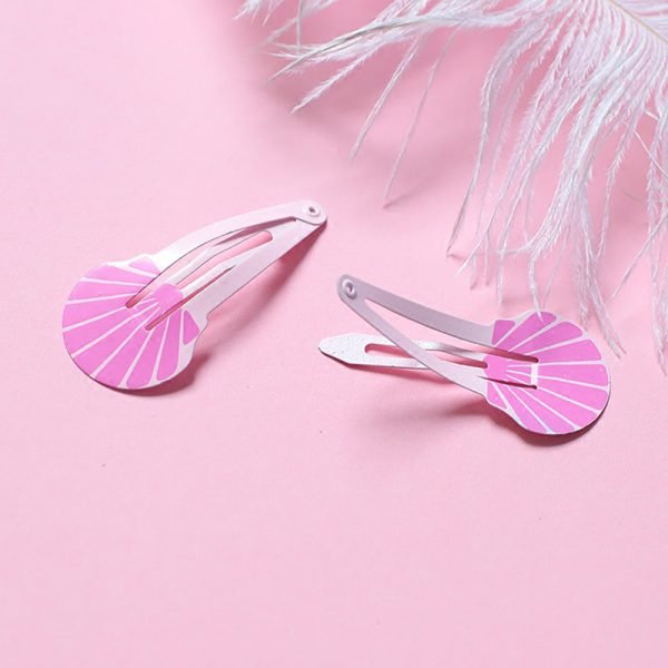 NEW Kids Hair Accessories Headwear 2-6Pcs/Set Flamingo Pineapple Fruit Hairpins Cartoon Mermaid Horse Rainbow Hair Clip for Girl - Image 6