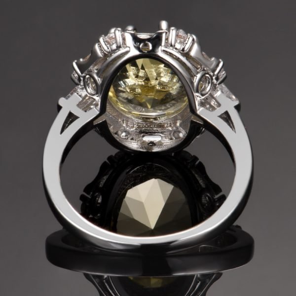 Nasiya Created Citrine Gemstone Rings For Women Real 925 Sterling Silver Jewelry Ring Wedding Anniversary Paty Gift Wholesale - Image 4