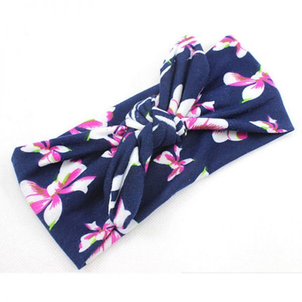 New Colorful Boho Newborn Toddler Headband Ribbon Elastic Baby Headdress Kids Hair Band Girl Bow Knot - Image 3
