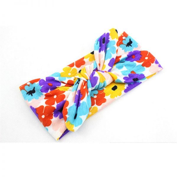 New Colorful Boho Newborn Toddler Headband Ribbon Elastic Baby Headdress Kids Hair Band Girl Bow Knot - Image 6
