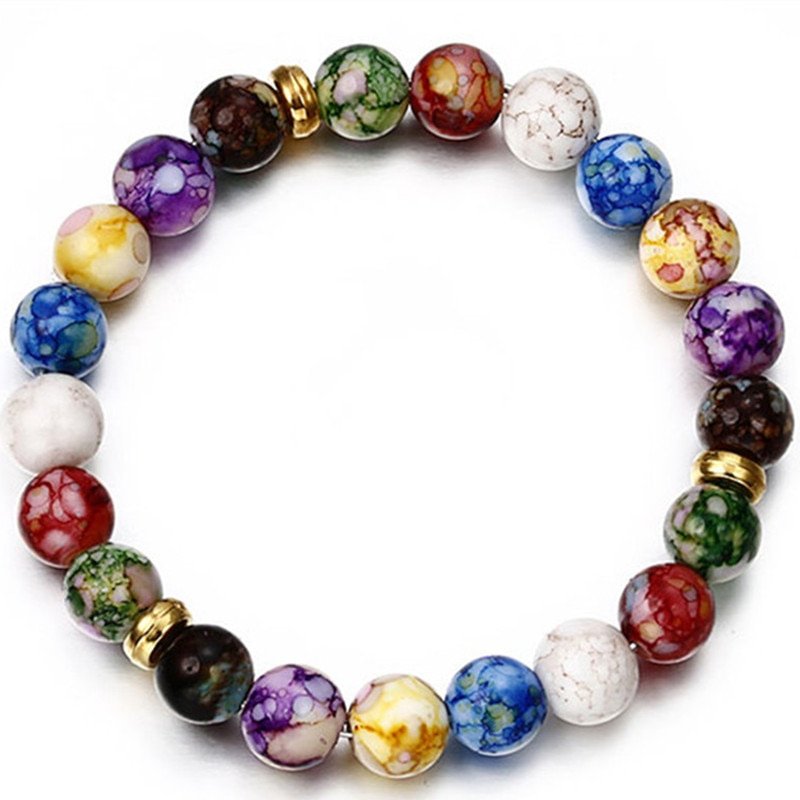 New Fashion Beaded Women Men Bracelets Simple Classic Round Bead Charm Bracelets & Bangles For Men Handmade Accessories Gift - Image 5