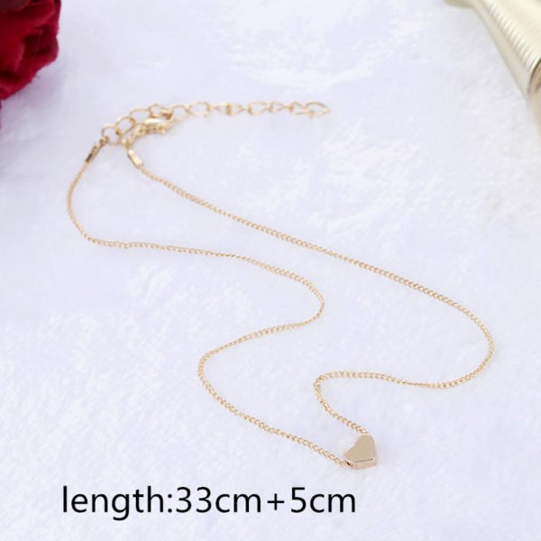 New Tiny Heart Necklace for Women SHORT Chain Heart Shape Pendant Necklace Gift Ethnic Bohemian Choker Necklace drop shipping - Image 4