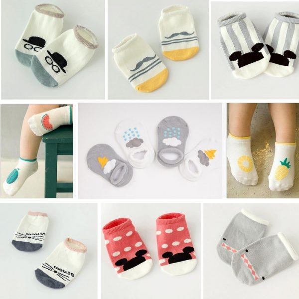 Newborn Cotton  infant Anti-slip socks Baby socks floor socks Boys Girls Cute Cartoon animal Baby Toddler Socks - Image 5