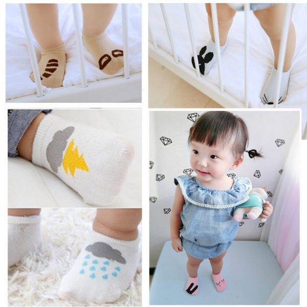 Newborn Cotton  infant Anti-slip socks Baby socks floor socks Boys Girls Cute Cartoon animal Baby Toddler Socks - Image 6