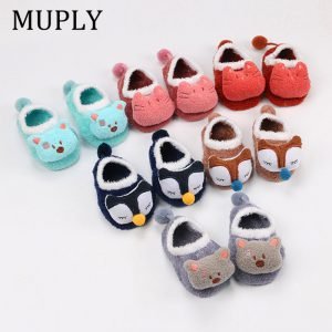 Newborn Spring Autumn Fox Socks Coral Fleece Cute Sokken Cartoon Meias Soft Animal Patter Baby Boy Socks Baby Girl Socks