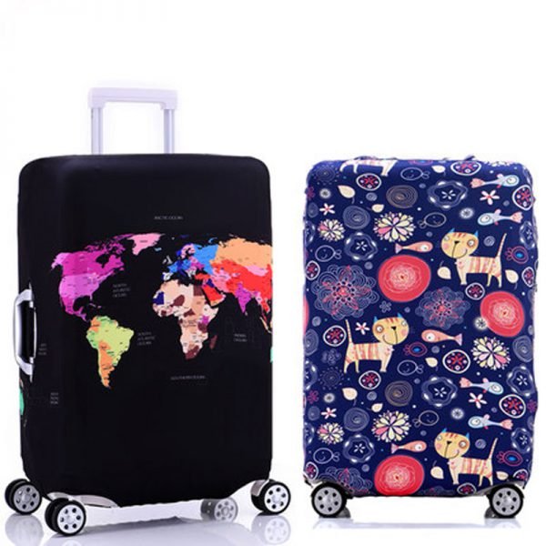 OKOKC World Map Elastic Thick Luggage Cover for Trunk Case Apply to 18''-32'' Suitcase,Suitcase Protective Cover Travel Accessor - Image 4
