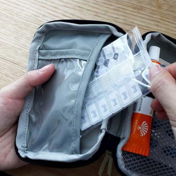 Portable Storage Bag First Aid Emergency Medicine Bag Outdoor Pill Survival Organizer Emergency Kits Package Travel Accessories - Image 5