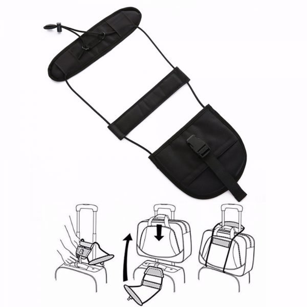 QIAQU Elastic Telescopic Luggage Strap Travel Bag Parts Suitcase Fixed Belt Trolley Adjustable Security Accessories Supplies - Image 3