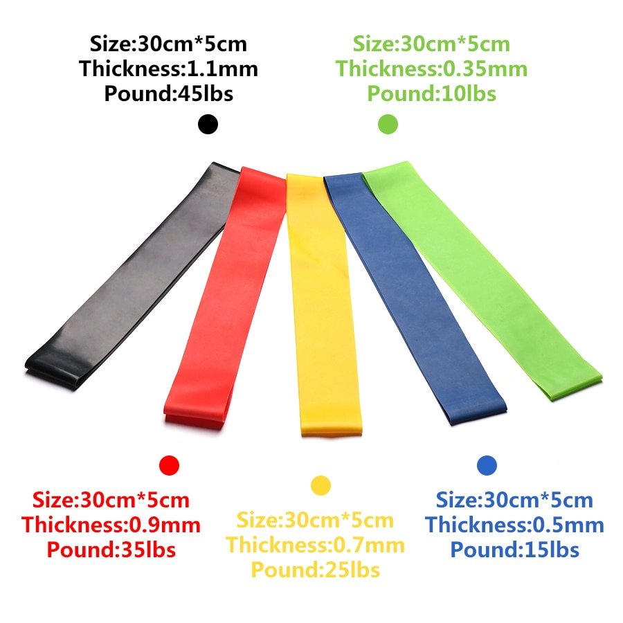 Resistance Bands Fitness Gum Workout Rubber Loop Latex Yoga Gym Strength Training Band Athletic Fitness Equipment Bands expander - Image 2