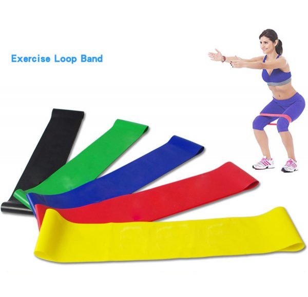Resistance Bands fitness Loop Yoga Pilates Home GYM Fitness Exercise Workout Training pull up Rubber Bands 2018 Wholesale - Image 2