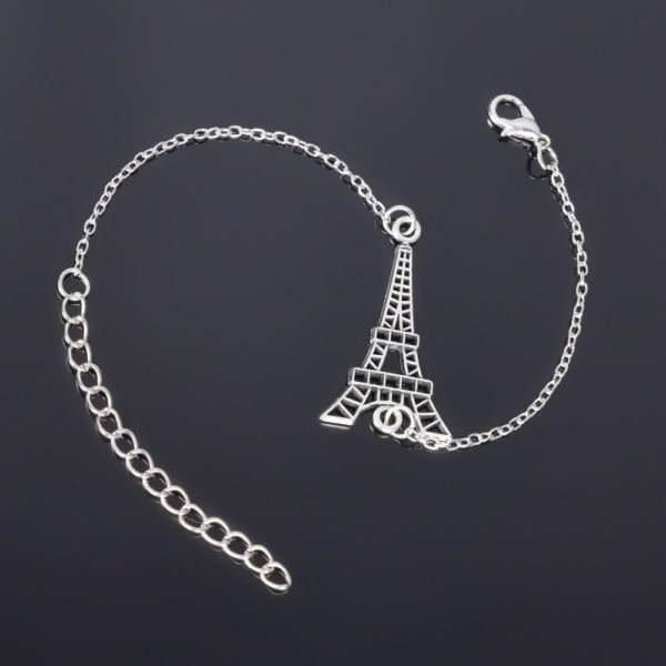 Simple Style Silver Plated Charm Bracelet Jewelry Gift Wedding Banquet Wholesale Top Quality - Image 4