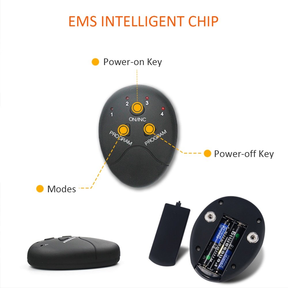 Slimming Fat Burning Exerciser Electric Muscle Training Gym Smart Fitness Muscle Stimulator Abdominal Tool Muscle Stimulator - Image 3