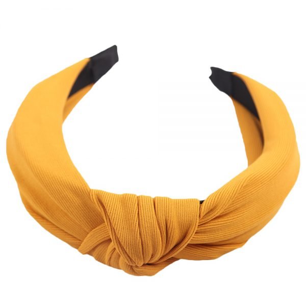 Solid Soft Knotted Flamingo Headband Hairband For Women Lady Bow Hair Hoop Hair Accessories Headwear - Image 4
