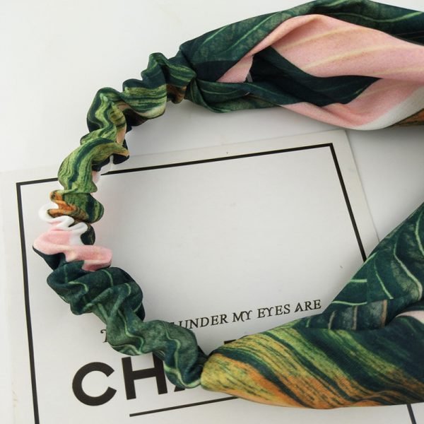 Summer Bohemian Style Hairbands Print Headbands For Women Retro Cross Knot Turban Bandage Bandanas Women Hair Accessories - Image 6
