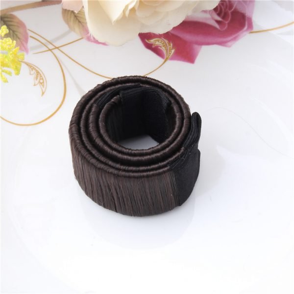 Synthetic Wig Donut Headband Women Hair Accessories Girl Magic Hair Bun Maker Bud Hair Band French Dish Twist DIY Hairstyle Tool - Image 4
