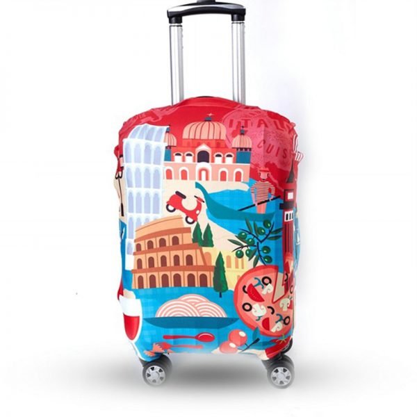 TRIPNUO Thicker Blue City Luggage Cover Travel Suitcase Protective Cover for Trunk Case Apply to 19''-32'' Suitcase Cover - Image 5