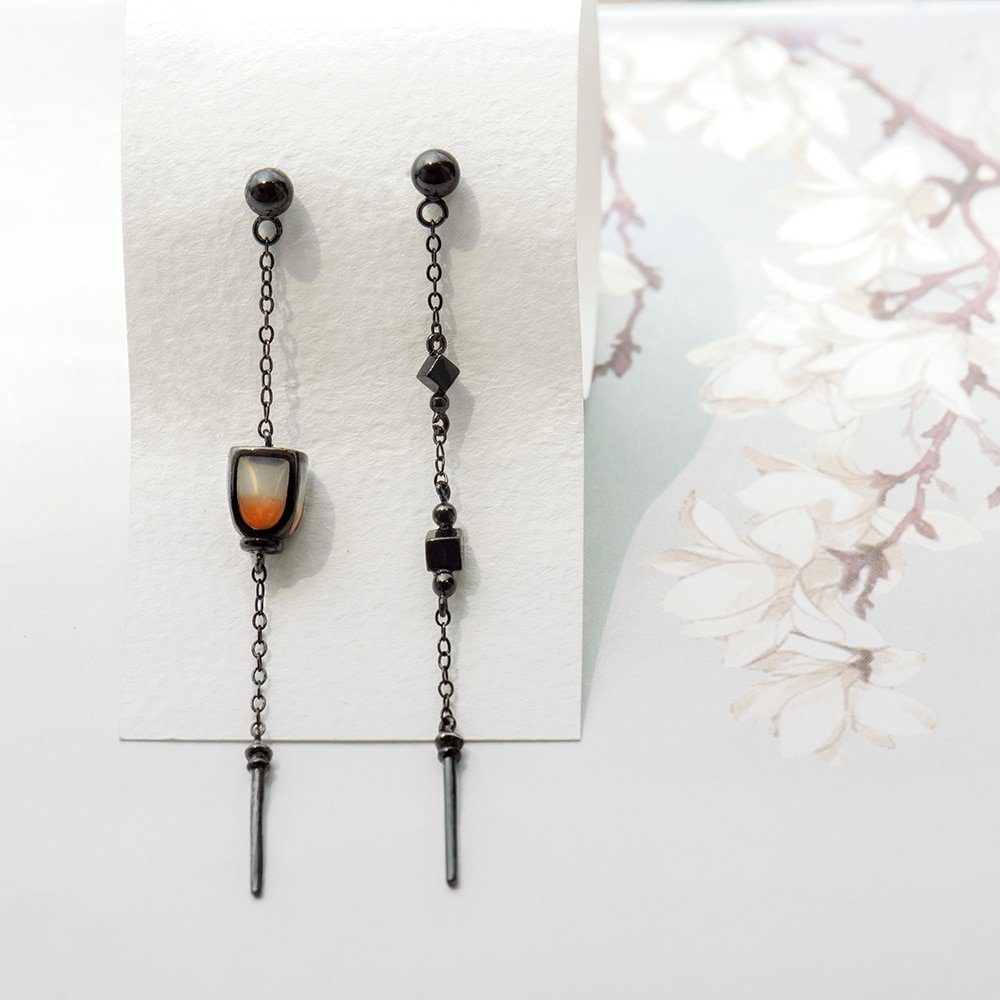 Thaya Vintage Long Pendant Earrings Dropping Sky Lantern Handmade s925 sterling Silver Studs For Women Female Elegant Jewelry - Image 6