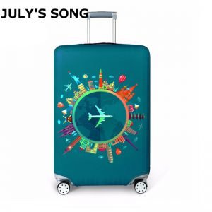 Thicker Travel Suitcase Protective Cover Luggage Case Travel Accessories Elastic Luggage Dust Cover Apply to 18''-32'' Suitcase