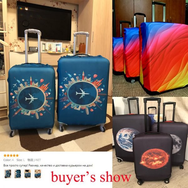 Thicker Travel Suitcase Protective Cover Luggage Case Travel Accessories Elastic Luggage Dust Cover Apply to 18''-32'' Suitcase - Image 6