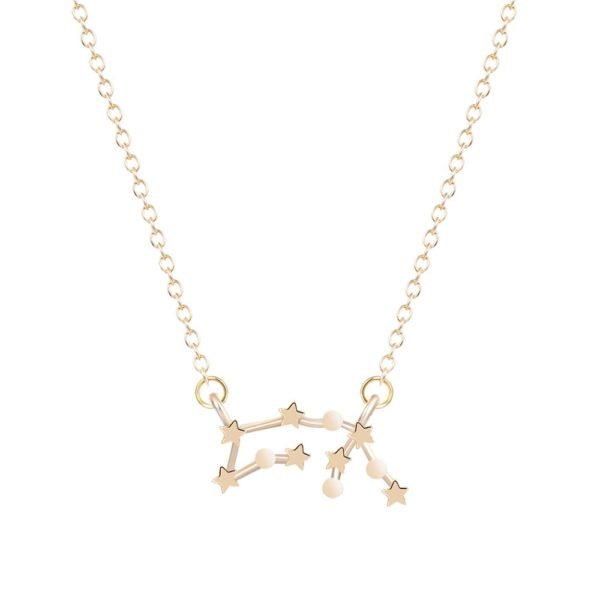 Todorova Star Zodiac Sign 12 Constellation Necklaces & Pendants Choker Necklaces for Women Long Chain Necklace bijoux femme - Image 2