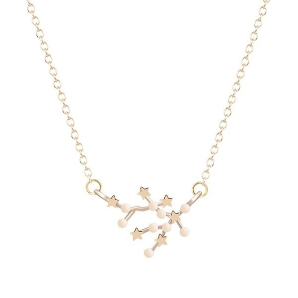 Todorova Star Zodiac Sign 12 Constellation Necklaces & Pendants Choker Necklaces for Women Long Chain Necklace bijoux femme - Image 3
