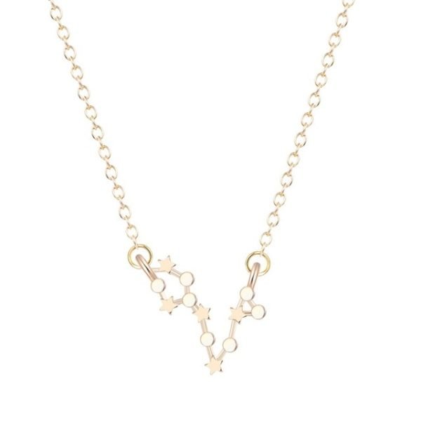 Todorova Star Zodiac Sign 12 Constellation Necklaces & Pendants Choker Necklaces for Women Long Chain Necklace bijoux femme - Image 5