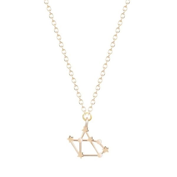 Todorova Star Zodiac Sign 12 Constellation Necklaces & Pendants Choker Necklaces for Women Long Chain Necklace bijoux femme - Image 6