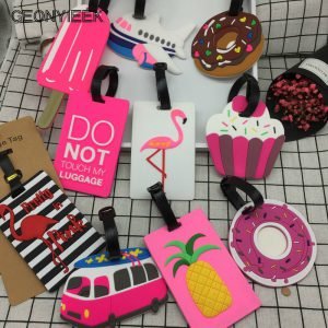Travel Accessories Creative Luggage Tag Animal Cartoon Silica Gel Suitcase ID Addres Holder Baggage Boarding Tags Portable Label