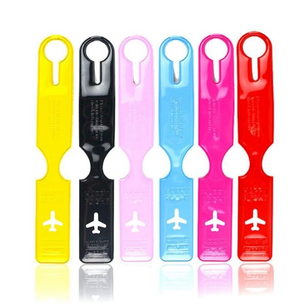 Travel PU Leather Luggage Tag Cover Creative Accessories Suitcase ID Address Holder Letter Baggage Boarding Tags Portable Label - Image 4